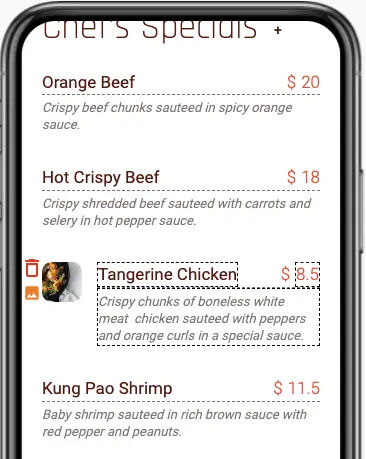 Menu Design